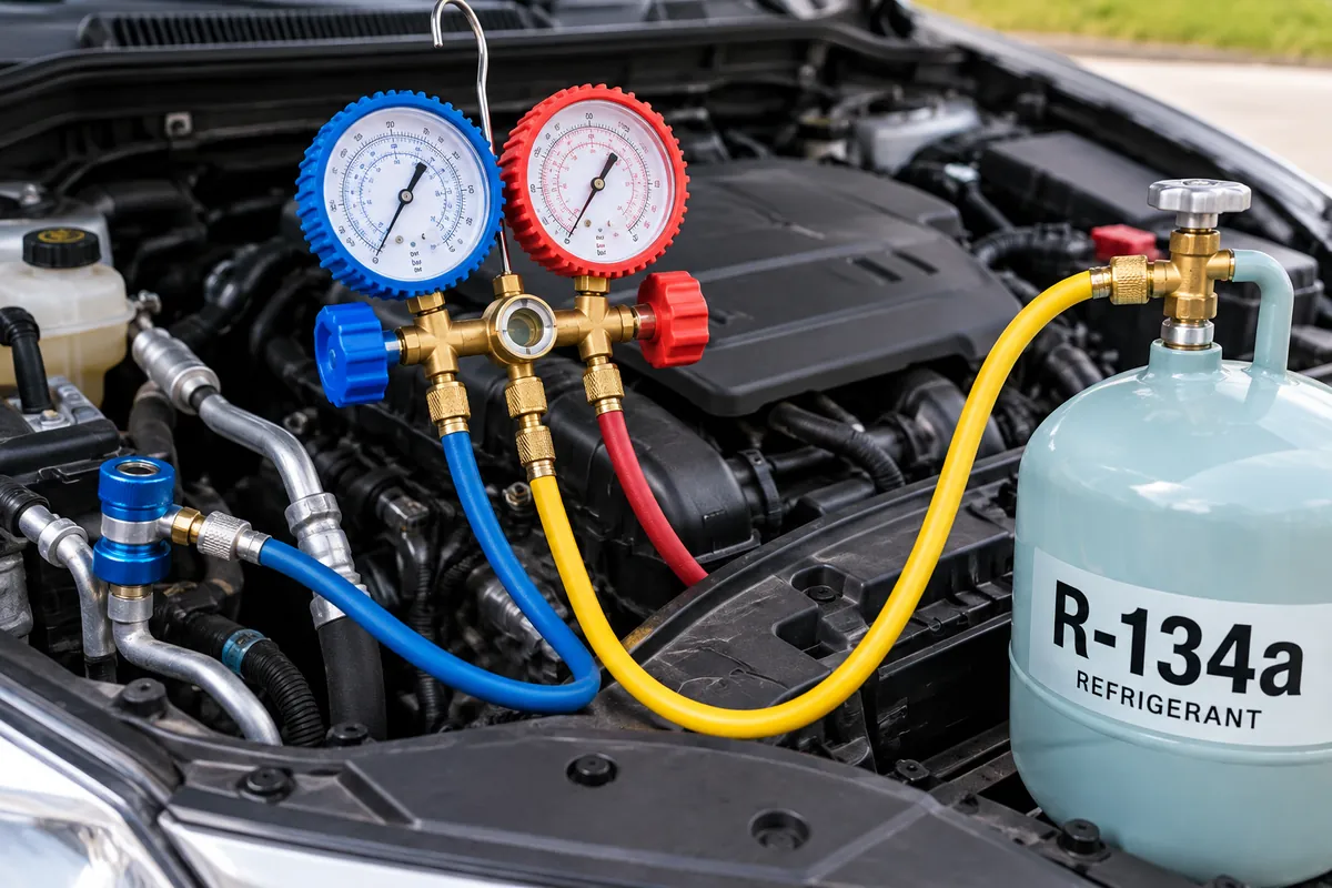 Automotive ac recharge